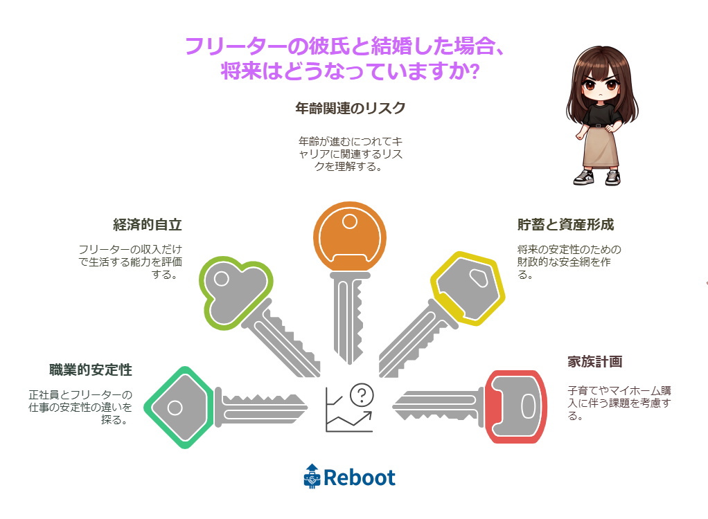 フリーターの彼氏と結婚した場合、将来はどうなっていますか?