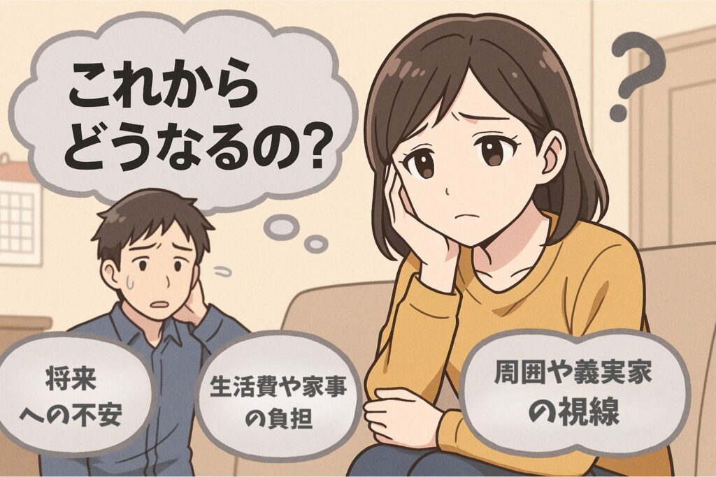 夫が仕事を辞めた・辞めそうな時に妻が感じる不安とは?