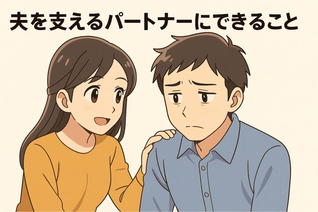 夫を支えるパートナーにできること