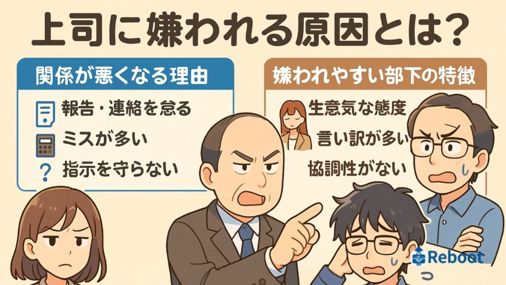 上司に嫌 われ たら終わり